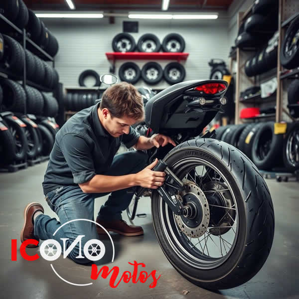 reparación de neumáticos de moto